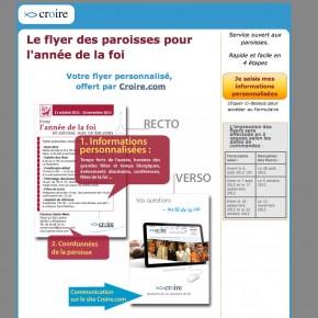 Module flyer en ligne